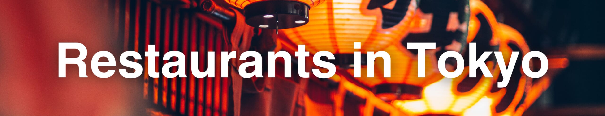 Restaurants in Tokyo